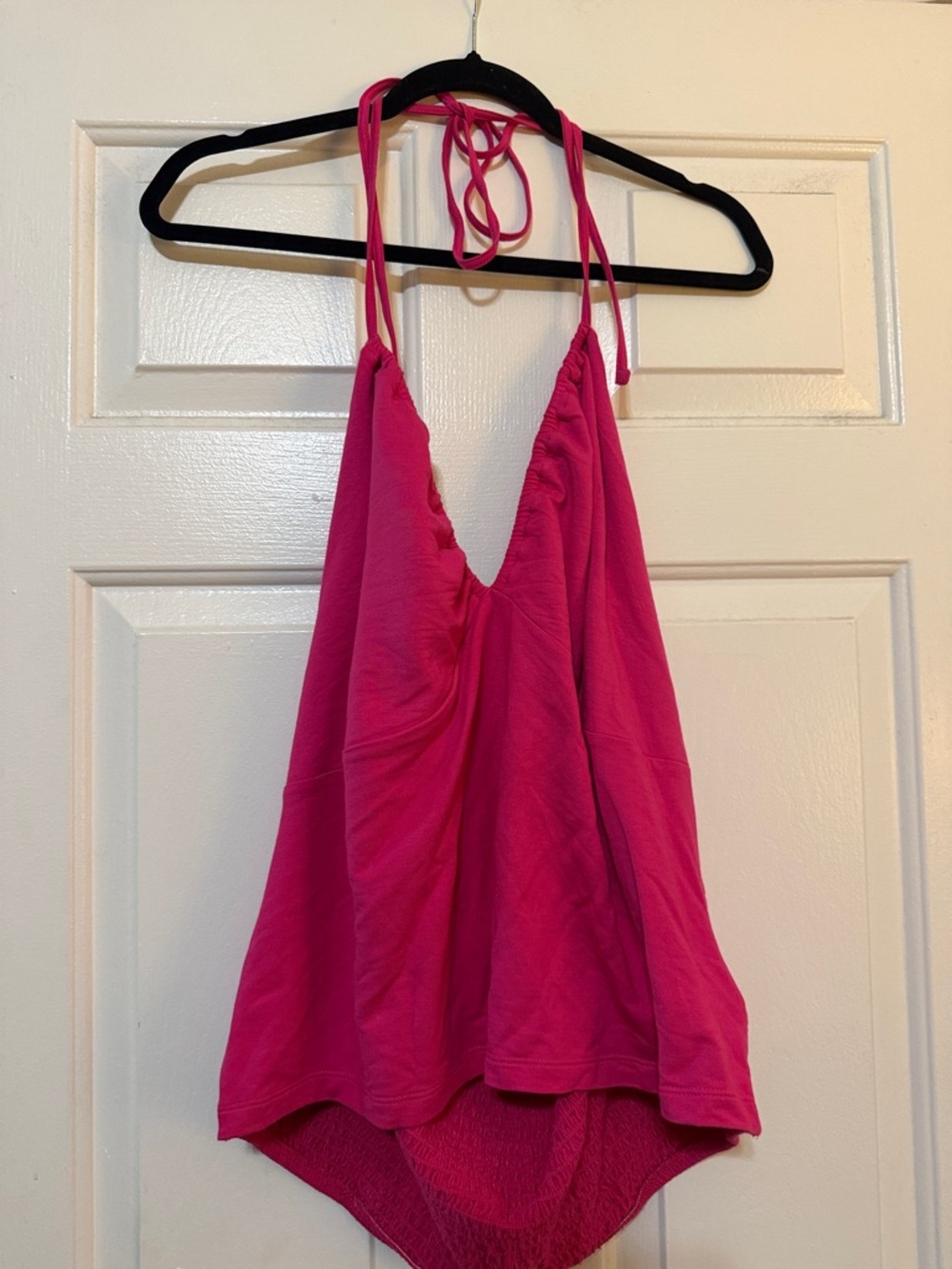 Women's Pink Halter Camisole Tank Top